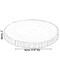Vintiquewise Barky Natural Wood Slabs Rustic Ornament Slice Tray Table Charger - 10 Inch Dia QI003847-10 - alternate 2